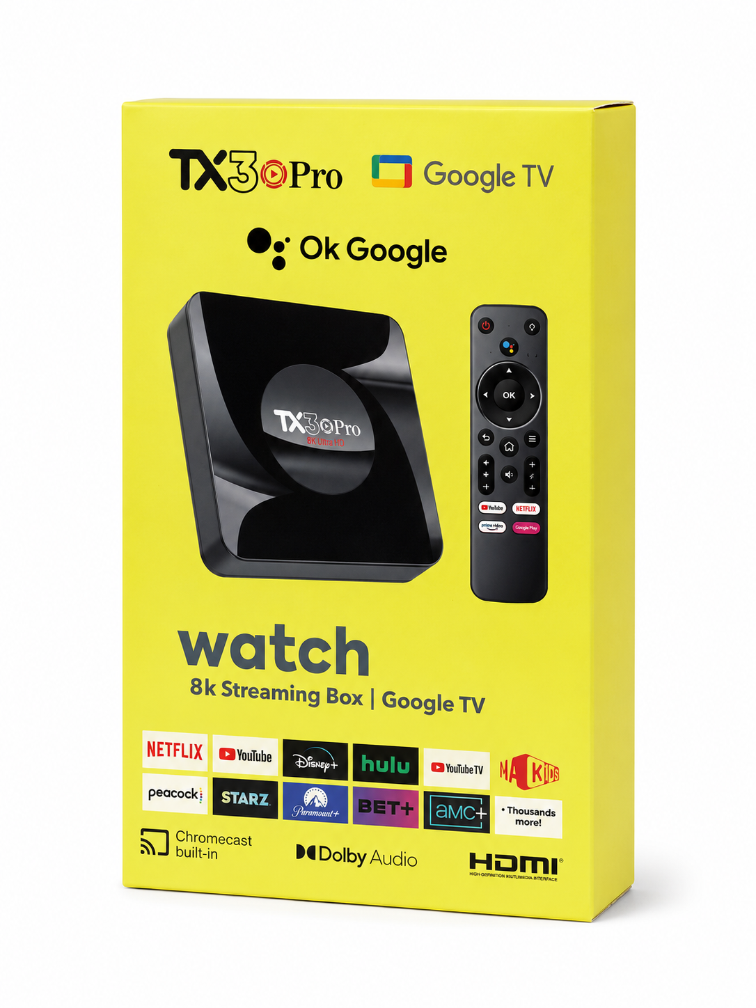 اندروید باکس OTT TV مدل TX30PRO 4K رم 2گیگابایت حافظه 16 گیگابایت